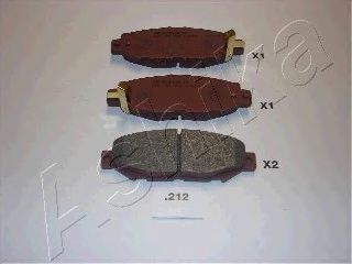 КОЛОДКИ ТОРМОЗНЫЕ ЗАДНИЕ ДИСКОВЫЕ К-КТ 51-02-212