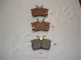 КОЛОДКИ ТОРМОЗНЫЕ ЗАДНИЕ ДИСКОВЫЕ К-КТ 51-04-407
