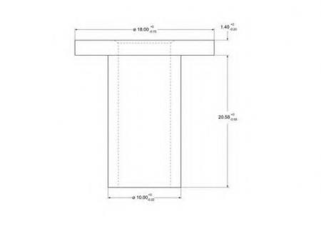 ЗАКЛЕПКИ ТОРМОЗНЫХ НАКЛАДОК 10Х20 DIN 7338C (УПАК. 100ШТ) BERAL 93068