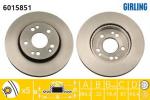 ДИСК ТОРМОЗНОЙ MERCEDES W201 2.3/2.5/W124 200-300 ПЕРЕДНИЙ D=284ММ. 6015851