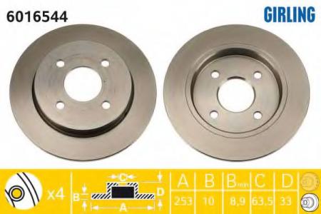   FORD FOCUS 98-04/SCORPIO 93-98/SIERRA 82-93  6016544
