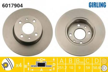   ALFA ROMEO 164/FIAT BRAVO/CROMA/MULTIPLA/STILO  6017904