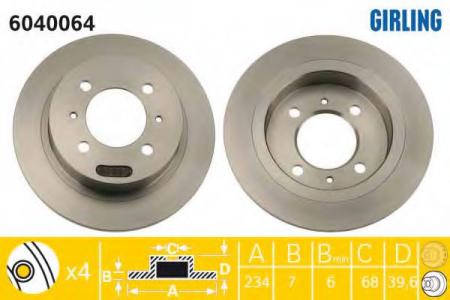   NISSAN ALMERA N15 95-00/SUNNY 90-95  6040064