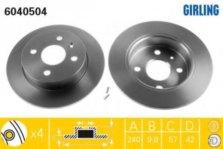   OPEL ASTRA 98-/MERIVA 03-10  6040504