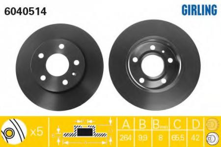   OPEL ASTRA 98-/MERIVA 03-/ZAFIRA 99-  6040514