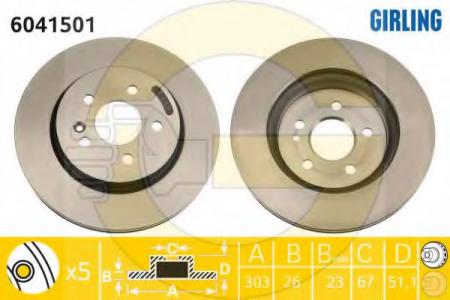   MERCEDES ML W163 230-430 98-05  D=303. 6041501