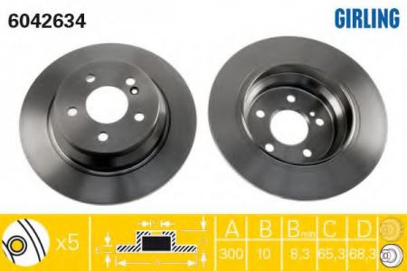   MERCEDES W211/W212 200-350  D=300. 6042634