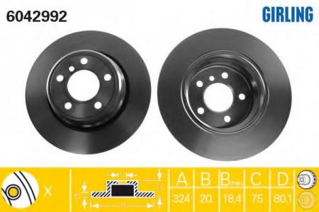   BMW X5 E53 00-  .D=324. 6042992