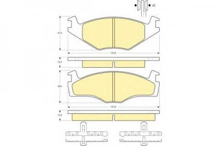  VOLKSWAGEN GOLF/JETTA/PASSAT 76-91  6104595