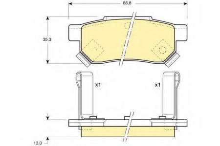   HONDA ACCORD 85-89/CIVIC 87-01  6104999