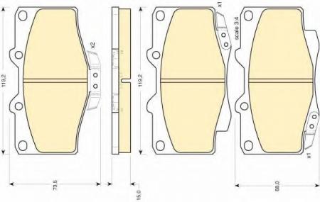   TOYOTA LAND CRUISER 70/80/90/4 RUNNER 87-  6107979