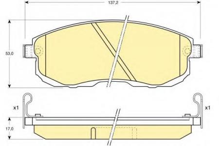   NISSAN JUKE/MAXIMA/TEANA/TIIDA/SUZUKI SX4 .  . 6110039