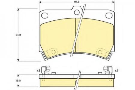   KIA RIO 00]02/MAZDA 121 90]96/323 90]/96]  6110249