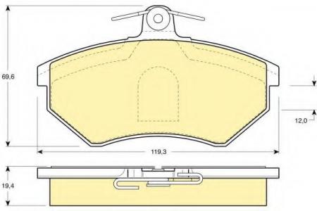   AUDI 80/VOLKSWAGEN 87]97   6110441