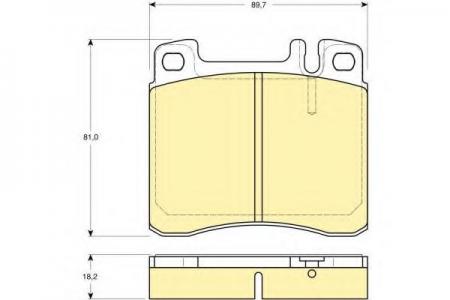  MERCEDES W140 3.0/3.2 91-98  6111222