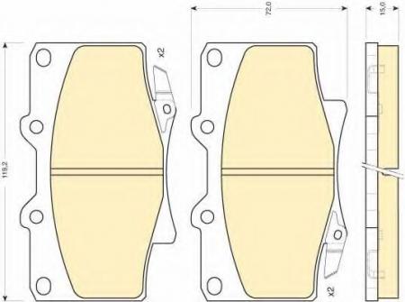   TOYOTA LAND CRUISER 87-97  6111549