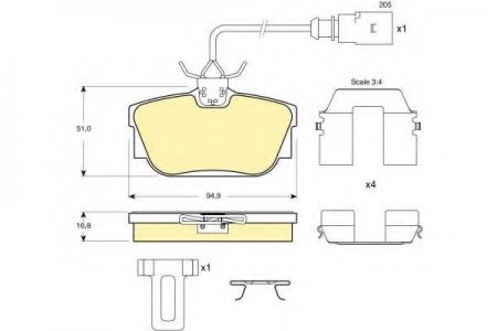  VOLKSWAGEN T4 96]/SHARAN 00]/GALAXY R16 00]06 (1 ) . 6113691