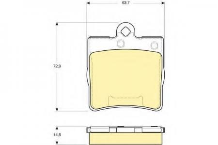   MERCEDES-BENZ W202/W203/W209/W210/R171/CHRYSLER CROSSFIRE . 6115452