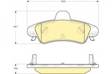   FORD MONDEO 1.6-2.5 96-00   . 6115803