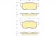 КОЛОДКИ ТОРМОЗНЫЕ HONDA CIVIC 1.4-1.6 91-01 ЗАДНИЕ 6131139
