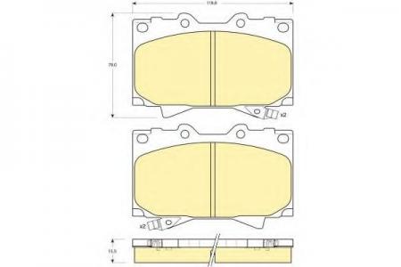   TOYOTA LAND CRUISER 4.2D 90]98/4.2D/4.7 98]  6131979