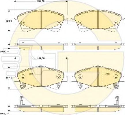   TOYOTA AURIS 2.0D/2.2D 07-/AVENSIS 09-/VERSO 09-  6134794