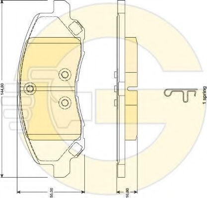   DODGE CALIBER R15 /JEEP COMPASS 1.8-2.4 06- 6141419