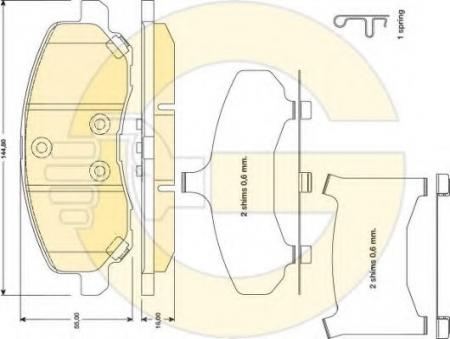   MITSUBISHI ASX/LANCER/OUTLANDER/DODGE CALIBER  6141429