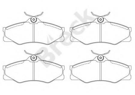 КОМПЛЕКТ ТОРМОЗНЫХ К 209790070300