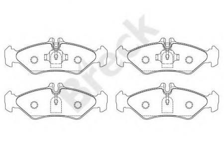     MERCEDES Sprinter 2-t 01 / 95-05 / 06.VW LT 2 2.3 / 2.5 / 2.8 / TDI / SDI 05 / 96-> 216210070510 BRECK
