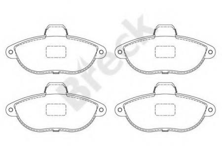 КОМПЛЕКТ ТОРМОЗНЫХ К 230420070110