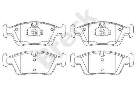     BMW 3 E36 1.6-2.8 / TDS / TI 01 / 95-08 / 00 / E46 1.6-2.8 / D 02 / 98-02 / 05 / Z3 1.9-3.0 07 / 98-01 / 03 / Z4 2.5 / 3.0 02 / 03-> 232870070100 BRECK
