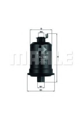   KIA/MITSUBISHI/TOYOTA H=114.0 D=55.5 KNECHT KL129