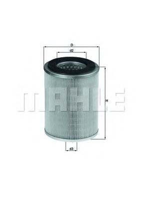 ФИЛЬТР ВОЗДУШННЫЙ NISSAN (16546-04N00) KNECHT LX830