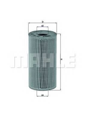   NISSAN 2.0DCI H=111.8 D=57.6 MAHLE OX441D