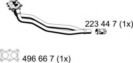 ВЫПУСКНОЙ ТРУБОПРОВОД 132 40 4