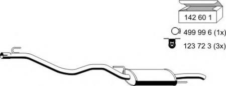 ГЛУШИТЕЛЬ ЗАД.ЧАСТЬ 142 12 0