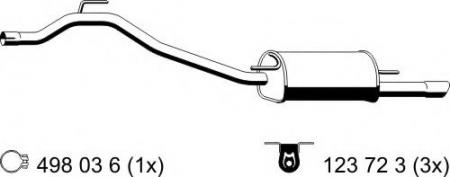 ГЛУШИТЕЛЬ ЗАД ЧАСТЬ 176 23 1