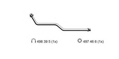 ТРУБА ПРИЕМНАЯ 374 40 8