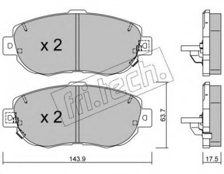КОЛОДКИ ТОРМОЗНЫЕ ДИСКОВЫЕ 772.0
