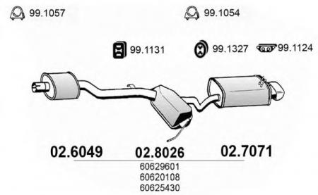   +  ALFAROMEO 145 1.4I/1.6I/1.8I-16V 96-00 02.8026