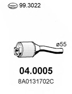  AUDI 80 2.0-16V 91-95 04.0005