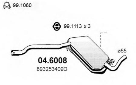   AUDI 90 2.0 87 04.6008