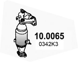 КОЛЛЕКТОР ВЫПУСКНОЙ (КАТАЛИЗАТОР) PSA 107,C1 1,1I 100065