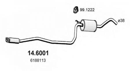   FORD FIESTA BL 0.9-1.1 89 14.6001