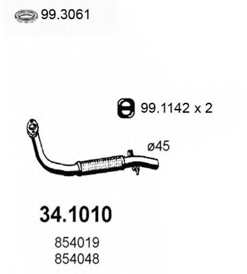 ПР ТР OPEL CORSA A 1.5TD 88-93 34.1010