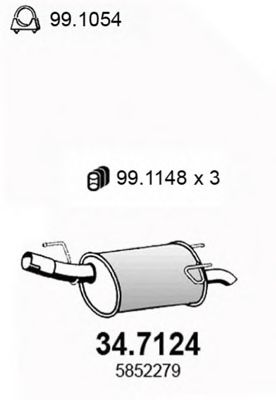 SP OPEL MERIVA 1.7 CDTI 09/2003--] PZ 347124