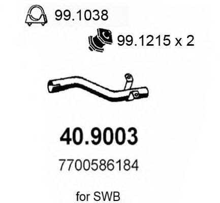 ����� �������� RENAULT 5 GTL 72 40.9003