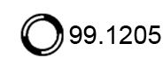 РЕЗИНКА ПОДВЕСА ГЛУШИТЕЛЯ 99.1205