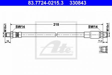    AUDI 100[44] 83-86/200 84-88 [CH44-G-073363->]/V8 89-94 83.7724-0215.3